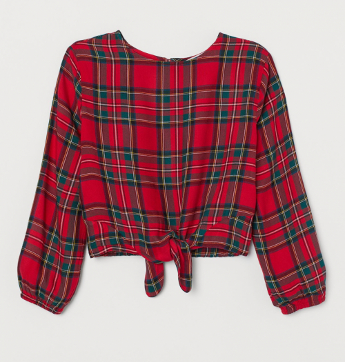 Блузка  для дівчинки H&amp;M 0812826003 170 см (14-15 years) червоний 62435