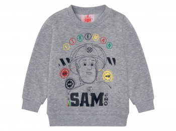 Світшот Fireman Sam для хлопчика Disney 363706 086-92 см (12-24 months) сірий  77574