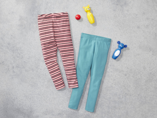 Лосини (звич.) набір 2 шт. для дівчинки Lupilu 416701 110-116 см (4-6 years) Різнобарвний  90936