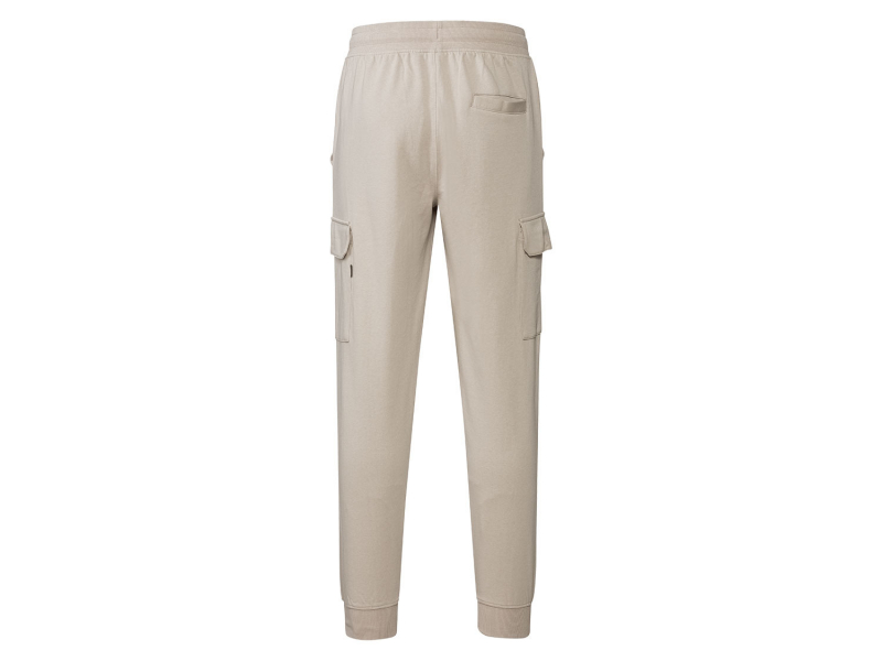 Спортивні штани XL Regular Fit Джоггеры з начосом для чоловіка Livergy 453296 бежевий 83694