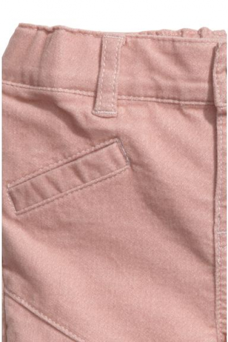 Штани 086 см (12-18 months)  Skinny із м'якого оксамиту для дівчинки H&amp;M 0558888001 рожевий 62369