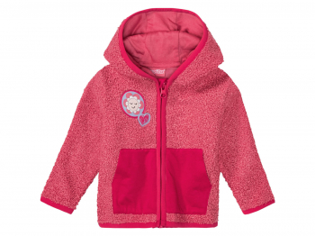 Куртка демісезонна 062-68 см (2-6 months)   флісова для дівчинки Lupilu 379416 рожевий 89391