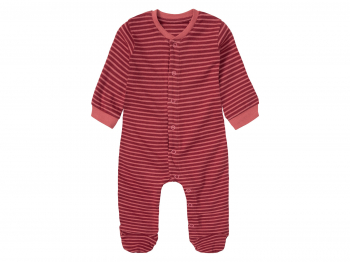 Чоловічок 074 см (6-9 months)   бавовняний на кнопках для дівчинки Lupilu 439655 рожевий 88992