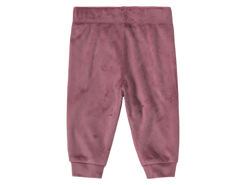 Спортивні штани велюрові для дівчинки Lupilu 419478 062-68 см (2-6 months) рожевий  89602