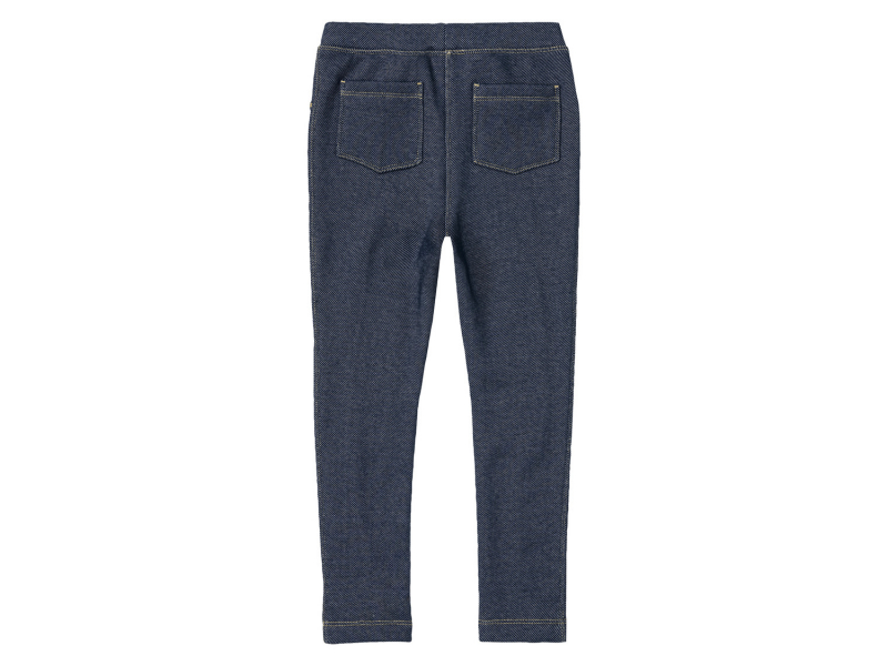 Джегінси 098-104 см (2-4 years)  Skinny на флісі для дівчинки Lupilu 426682 темно-синій 88310