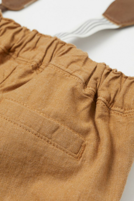 Штани  для хлопчика H&amp;M 0840689001 074 см (6-9 months) коричневий 64009