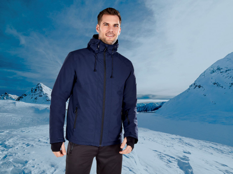 Термо-куртка XL   мембранна (3000мм) для чоловіка Crivit 363751 темно-синій 79080