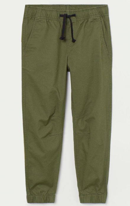 Штани  для хлопчика H&amp;M 0733319002 164 см (13-14 years) хакі 64010