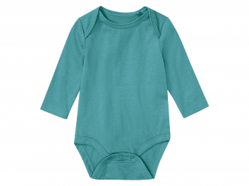 Боді 086-92 см (12-24 months)   з довгими рукавами для хлопчика Lupilu 389321 бірюза 91120
