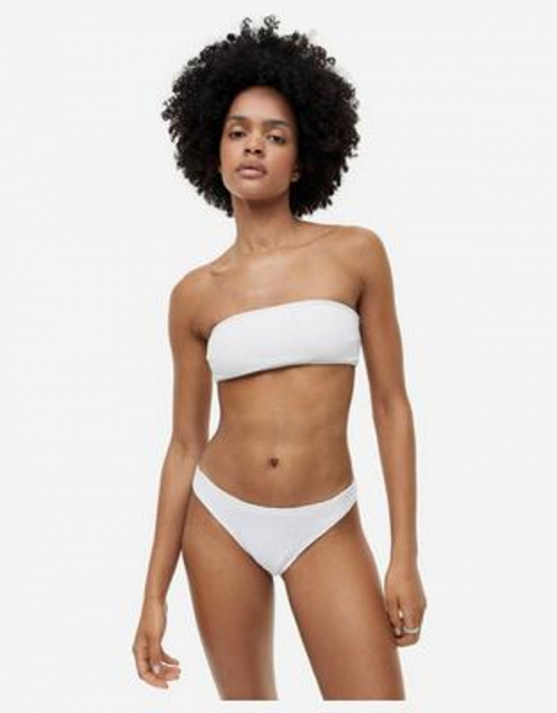 Трусики-бразиліана з мікрофібри для жінки H&M 1174840-004 44 / XXL білий 86991 Трусики-бразиліана з мікрофібри для жінки H&M 1174840-004 44 / XXL білий 86991