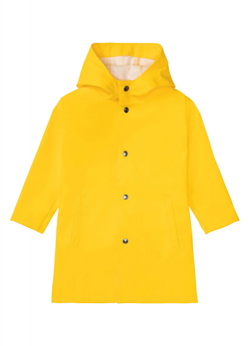 Куртка-дощовик на кнопках для дівчинки Lupilu 375116 098-104 см (2-4 years) жовтий  74049