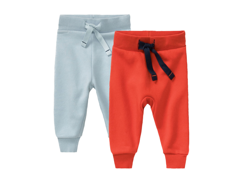 Спортивні штани 062-68 см (2-6 months)  Джоггеры набір 2 шт. для хлопчика Lupilu 389333 Різнобарвний 89464