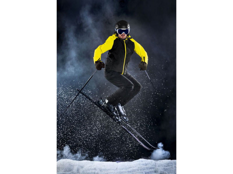 Гірськолижні штани 50,L   спорт сноуборд утеплені для чоловіка Crivit 363700 чорний 72642