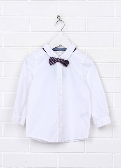 Рубашка  для хлопчика H&amp;M 0768858001 086 см (12-18 months) білий 66360