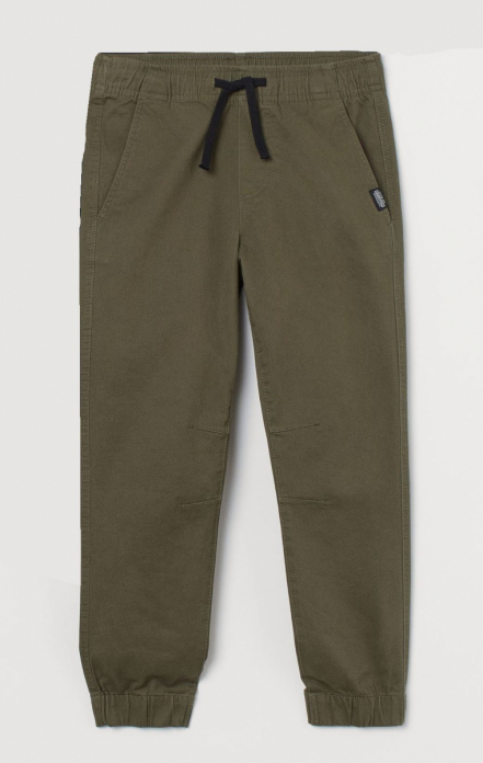 Штани  для хлопчика H&amp;M 0733253002 140 см (9-10 years) хакі 64548