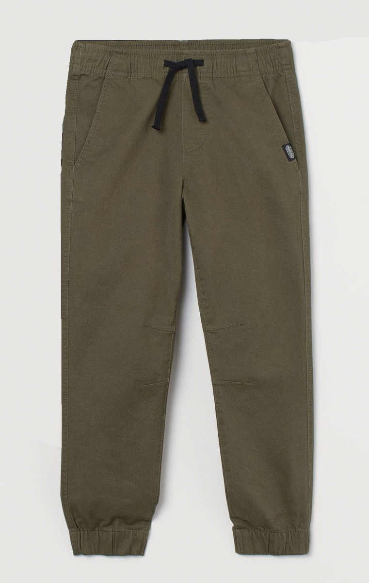 Штани  для хлопчика H&amp;M 0733253002 140 см (9-10 years) хакі 64548