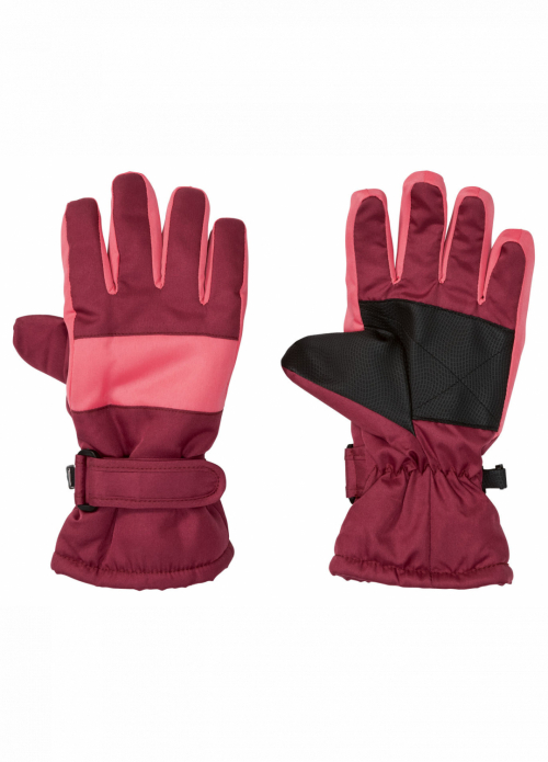 Перчатки  для дівчинки Crivit 363070 розмір перчаток 6 (8-10 years, 134-140 см) бордовий 68611