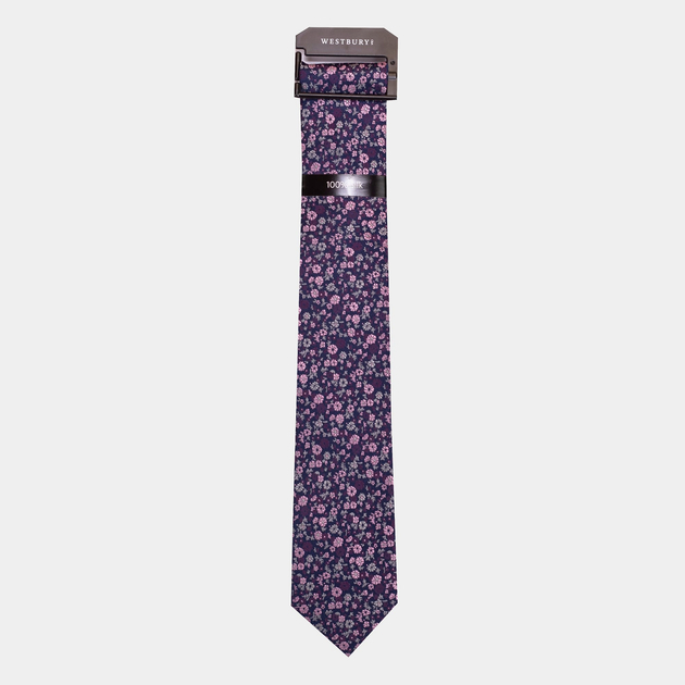 Краватка One Size   з шовку для чоловіка C&amp;A 2057383 фіолетовий 88056