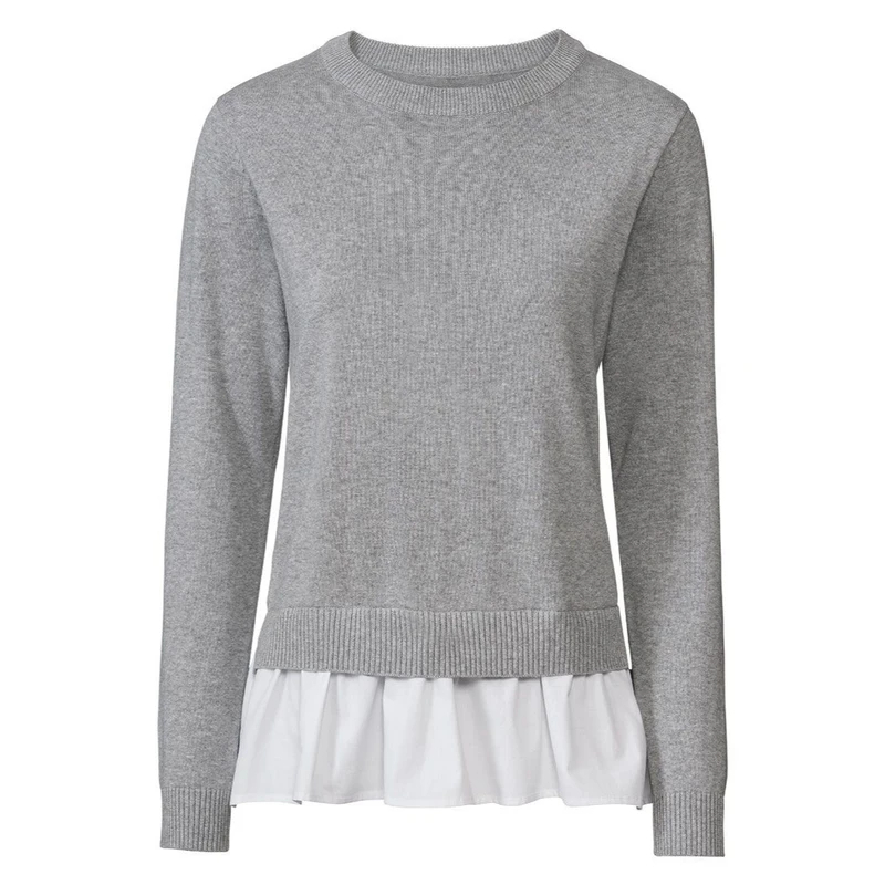 Джемпер тонкої в для жінки Esmara 313426 34 / XS сірий  85392