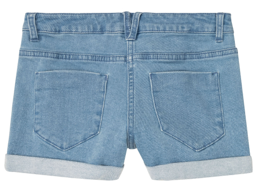 Шорти 146 см (10-11 years)   джинсові з відворотами для дівчинки Pepperts 371887 блакитний 79643