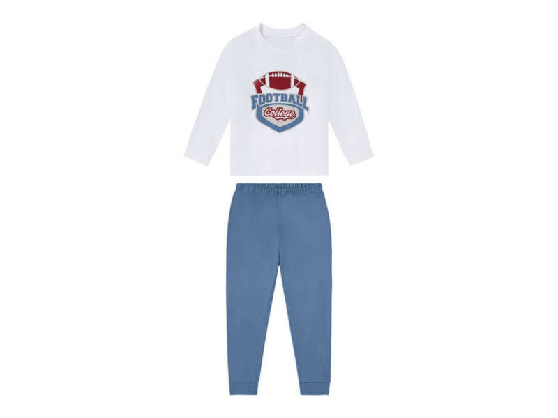 Піжама    (лонгслів і штани) для хлопчика Lupilu 357028 098-104 см (2-4 years) блакитний 72785