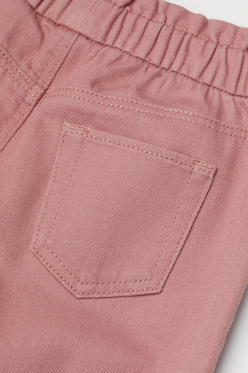 Штани вільного крою для дівчинки H&amp;M 0935912-001 098 см (2-3 years) рожевий  79981