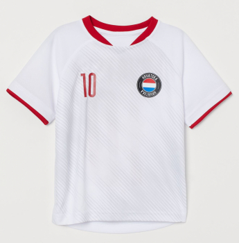 Спортивна футболка    з швидковисихаючої тканини для хлопчика H&amp;M 0704758038 122-128 см (6-8 years) білий 63947