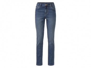 Джинси 46,L  Skinny з високою посадкою вузькі для жінки Esmara 440669 блакитний 89677