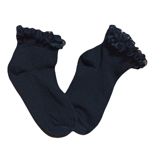 Шкарпетки середньої довжини для дівчинки George BDO57239-1 розмір взуття 28-30 (5-6 years) чорний 67391