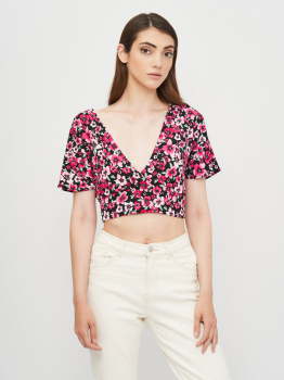 Топ XS   на зав'язках ззаду для жінки H&amp;M 0832278-1 Різнобарвний 82861