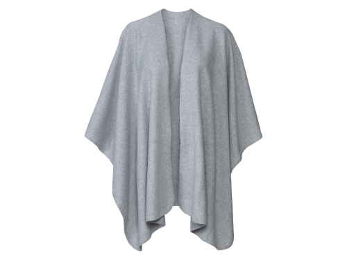 Пончо OneSize,XXS,XS,S,M,L,XL,XXL флісове для жінки Esmara 425284 сірий 84771 Пончо OneSize,XXS,XS,S,M,L,XL,XXL флісове для жінки Esmara 425284 сірий 84771