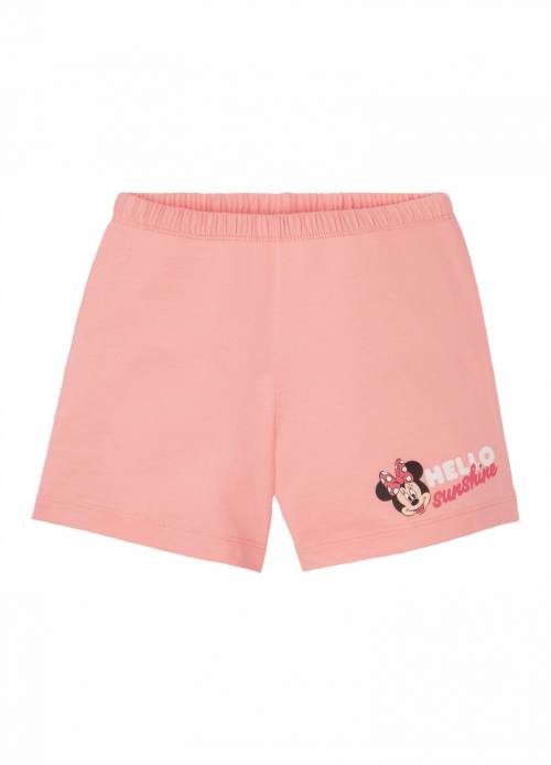 Піжамні шорти бавовняні трикотажні для дівчинки Disney 349309 098-104 см (2-4 years) кораловий  74159