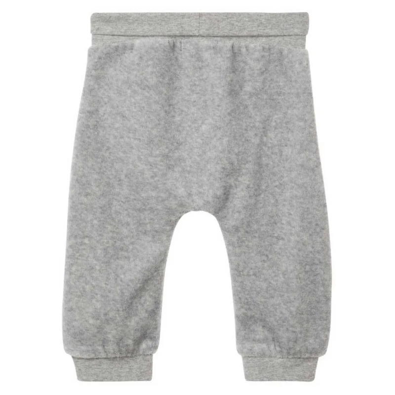 Спортивні штани велюрові для хлопчика Name It 88216512 062 см (2-3 months) сірий  89603