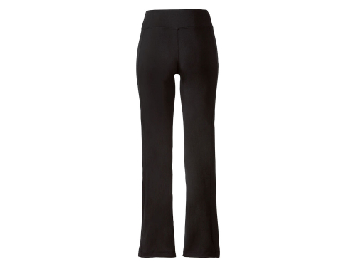 Спортивні штани L  Кльош з кишенею для ключів для жінки Crivit 370616 чорний 72620