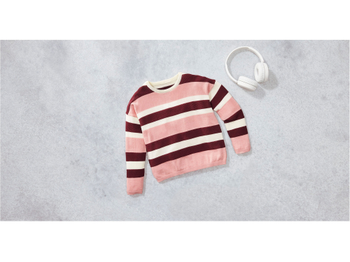 Джемпер в полоску для дівчинки Lupilu 416671 098-104 см (2-4 years) рожевий 87146 Джемпер в полоску для дівчинки Lupilu 416671 098-104 см (2-4 years) рожевий 87146