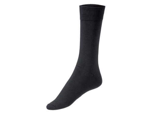 Шкарпетки 39-42   однотонні високі з широкою резинкою для чоловіка Livergy BDO72220 чорний 74963