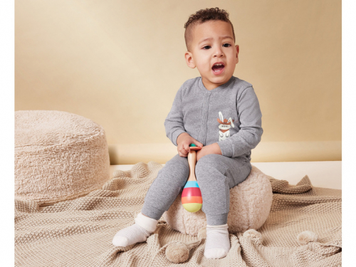 Чоловічок бавовняний на кнопках для хлопчика Lupilu 450535 074-80 см (6-12 months) сірий 89846 Чоловічок бавовняний на кнопках для хлопчика Lupilu 450535 074-80 см (6-12 months) сірий 89846