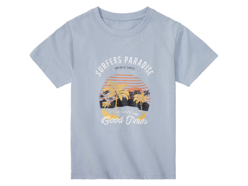 Піжама (футболка і шорти) для хлопчика Pepperts 409986-н 134-140 см (8-10 years) блакитний  81590