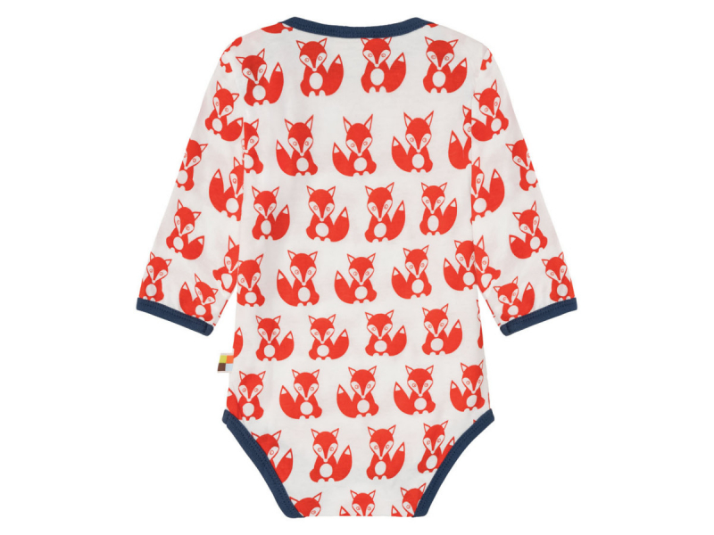 Боді (звич.) з довгими рукавами для дівчинки Loud+Proud 91217 074-80 см (6-12 months) Різнобарвний  90237