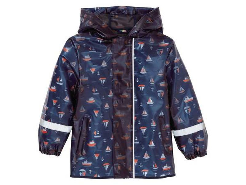 Куртка-дощовик прозора для хлопчика Lupilu 312514 086-92 см (12-24 months) темно-синій 72854