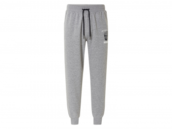 Спортивні штани S  Regular Fit флісові для чоловіка Livergy 463093 сірий 91558