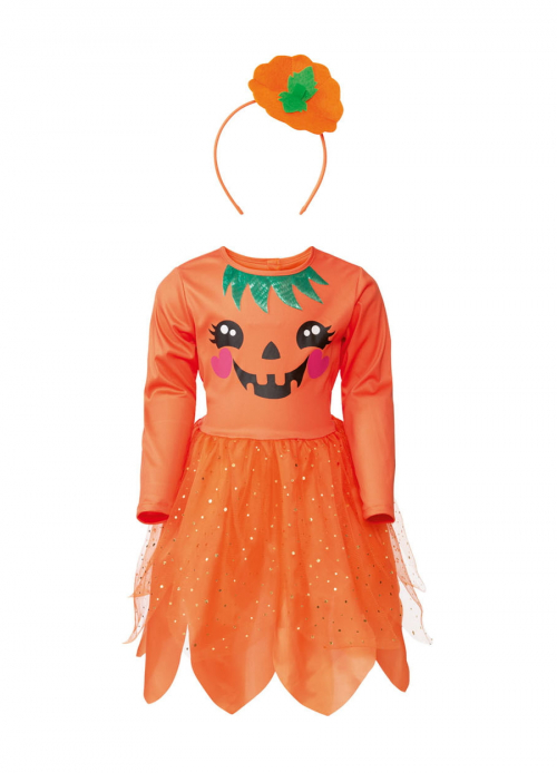 Карнавальний костюм гарбуза для дівчинки Halloween 414480 098-104 см (2-4 years) помаранч  74487