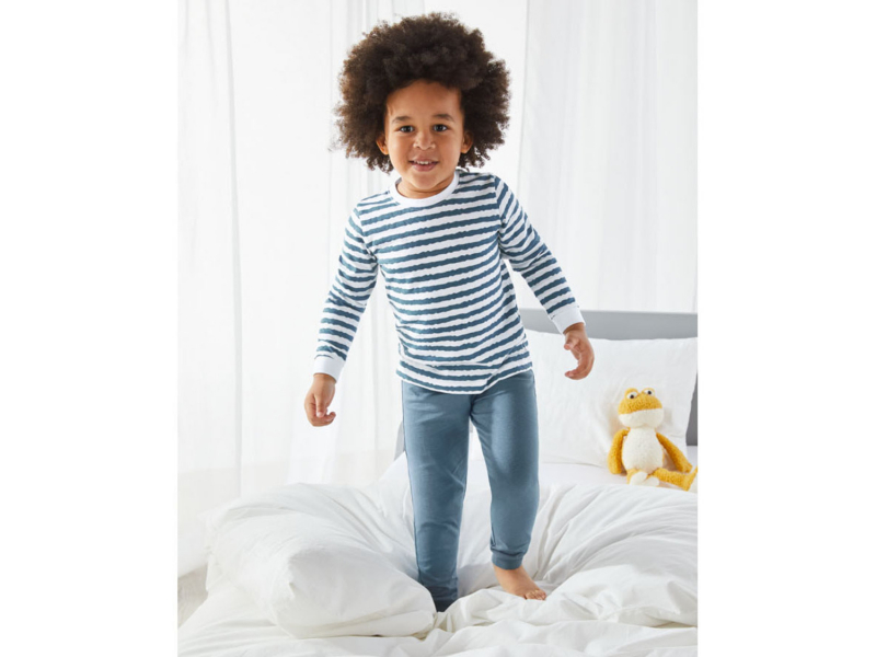 Піжамні штани 086-92 см (12-24 months)   махрові для хлопчика Lupilu 363713 темно-синій 90266