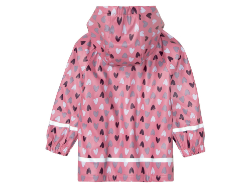Куртка-дощовик на флісовій підкладці для дівчинки Lupilu 378004 098-104 см (2-4 years) рожевий  75064