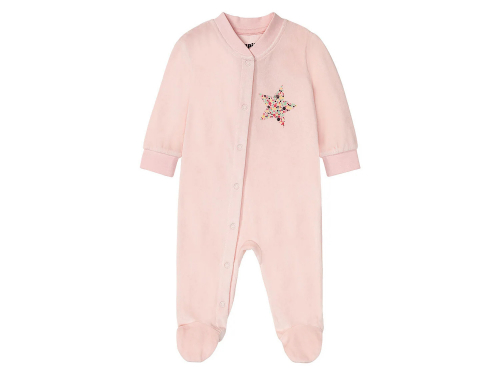 Комбінезон-сліп 080 см (9-12 months)   піжама для дівчинки Lupilu 363691 рожевий 68540
