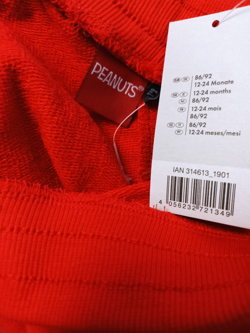 Спортивні штани двунитка для хлопчика Disney 314613 086-92 см (12-24 months) червоний 72537