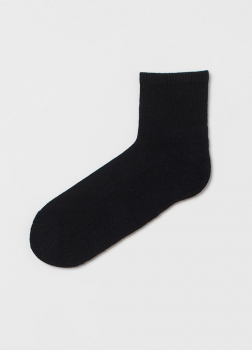 Шкарпетки    махра з широкою резинкою для чоловіка H&amp;M 1007407-003 розмір взуття 40-42 чорний 80815