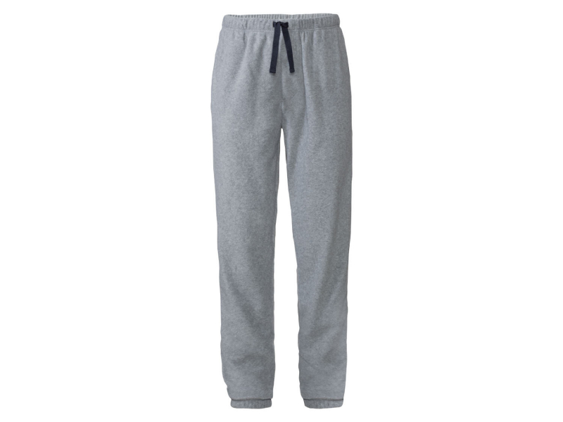Спортивні штани S  Regular Fit флісові для чоловіка Livergy 498134 сірий 83986