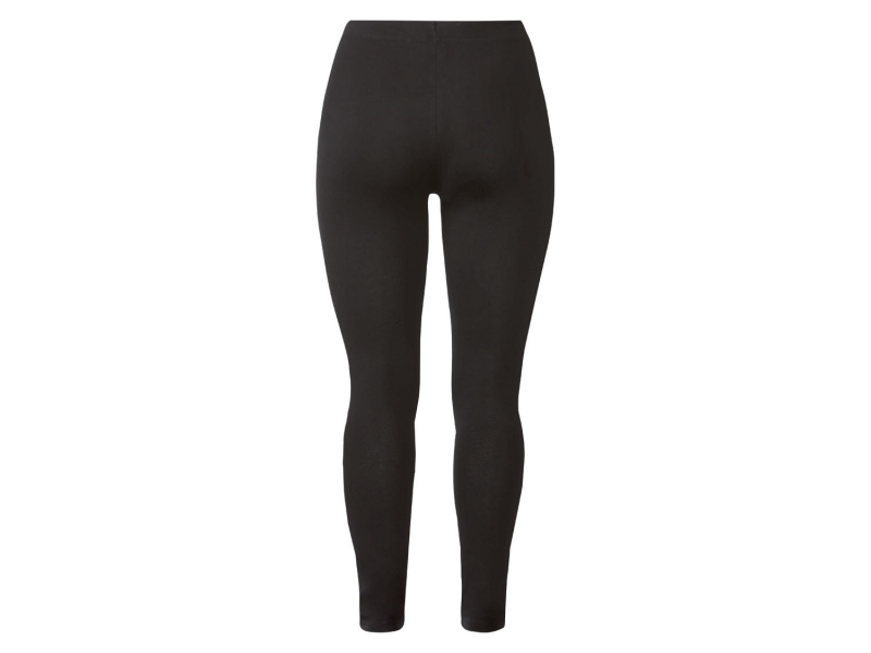 Лосини (звич.) бавовняні для жінки Esmara 370770 44 / XXL чорний  89119