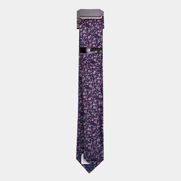 Краватка One Size   з шовку для чоловіка C&amp;A 2057383 фіолетовий 88056